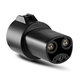 Lectron adapter front view showing plug and durable housing for reliable charging