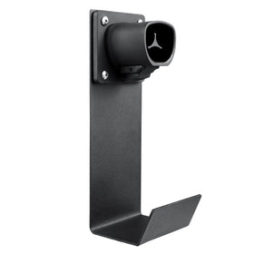 Lectron front view of dock shows secure nozzle storage and tidy charger area