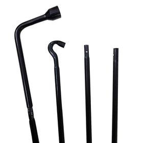 LECWOF close-up of powder-coated steel tool showing rust-resistant finish benefit