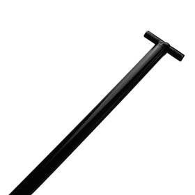 LECWOF tool engaged lowering spare tire on vehicle demonstrating easy operation