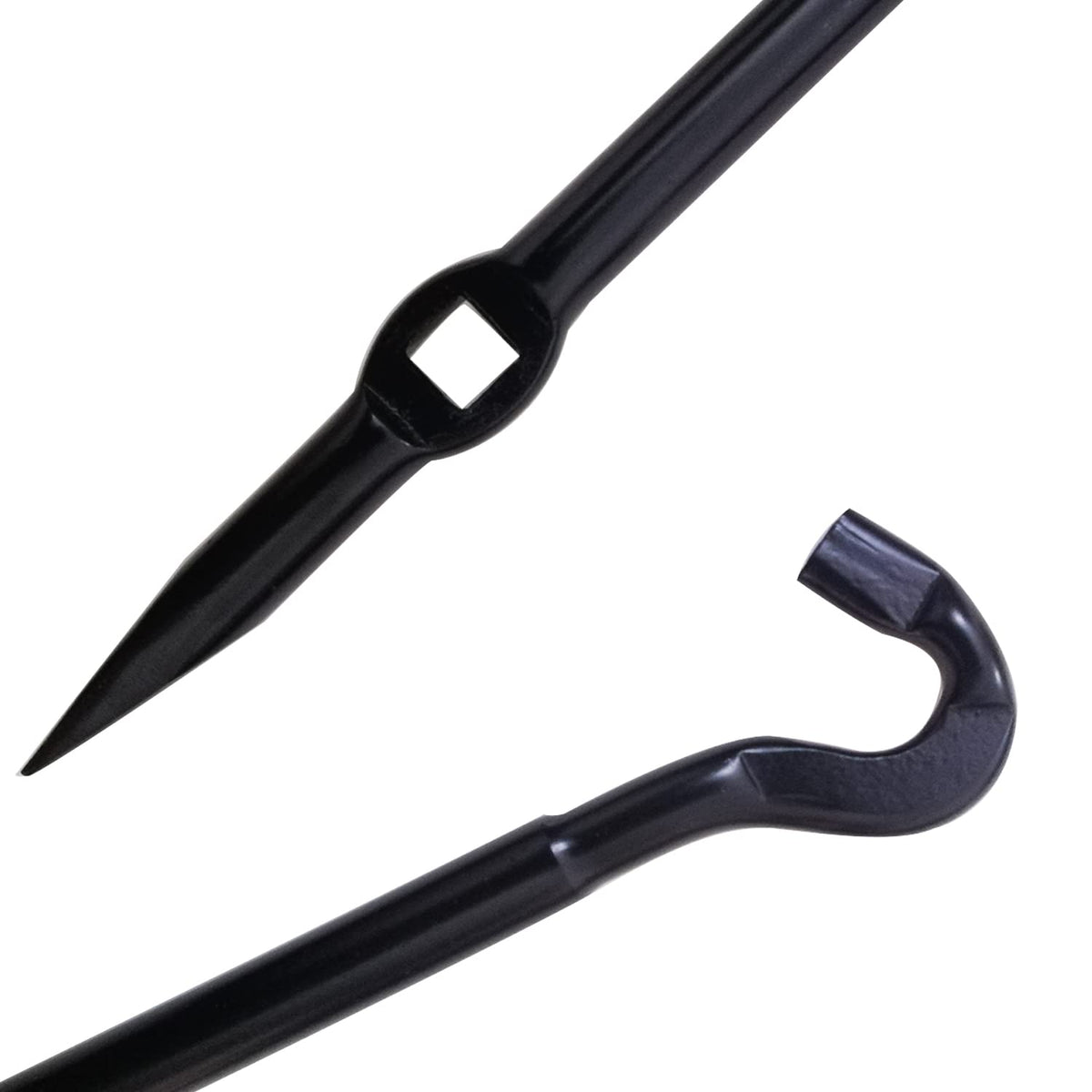 LECWOF lug wrench being used on Toyota Tacoma wheel for quick roadside change benefit