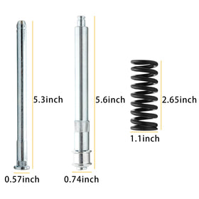 LEDAUT bushing set arranged, demonstrating correct sizes for smooth hinge movement
