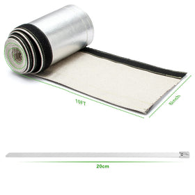 LEDAUT close-up aluminized weave showing reflective surface and insulation benefit