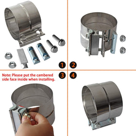 LEDAUT close-up of 304 stainless steel band highlighting corrosion resistance