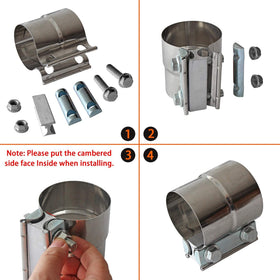 LEDAUT four clamps laid out to show pack contents and quick-access convenience