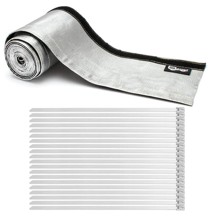 LEDAUT front packaging view showing heat shroud kit protecting lines