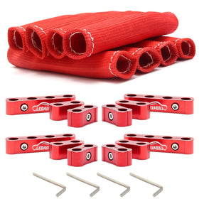 LEDAUT front packaging showing red sleeves and separators protecting components