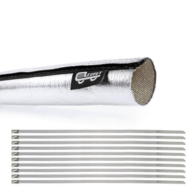 LEDAUT sleeve beside a ruler showing 3 ft length for accurate sizing and fit