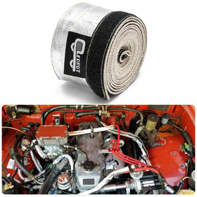 LEDAUT in-garage lifestyle image of a mechanic wrapping hoses, demonstrating easy DIY installation