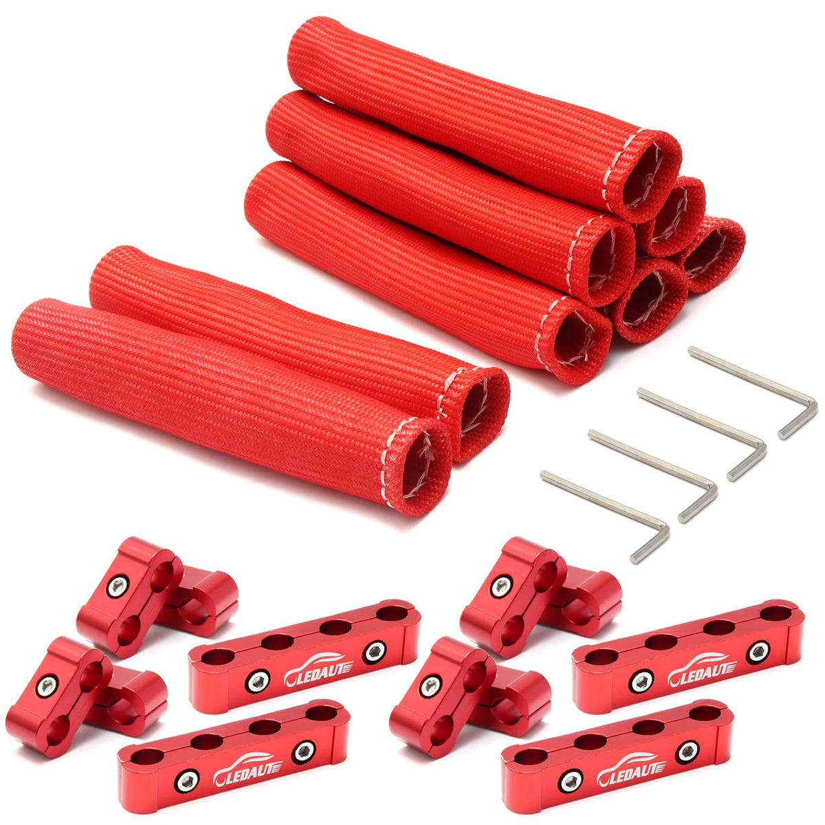 LEDAUT aluminum separator detail showing durable construction and stability