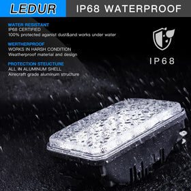 LEDUR retail packaging and label for easy model identification