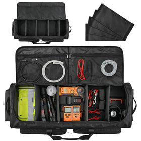 LEFOR·Z close-up of removable padded divider protecting gear and allowing customizable sections