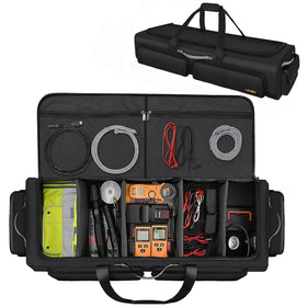 LEFOR·Z front view of underseat storage bag showing neat compact design and accessible pockets