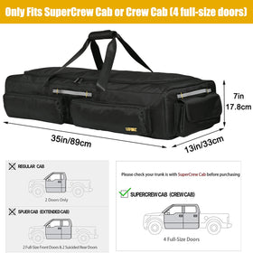 LEFOR·Z open bag with tools and gear neatly organized demonstrating easy access and capacity