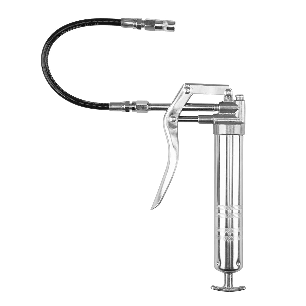 Legacy Manufacturing Workforce mini grease gun front view shows compact design and portability
