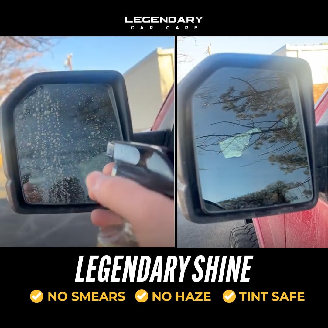 Legendary Car Care lifestyle detailing scene showing professional shine benefit