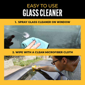 Legendary Car Care texture on microfiber cloth showing easy wipe-away benefit