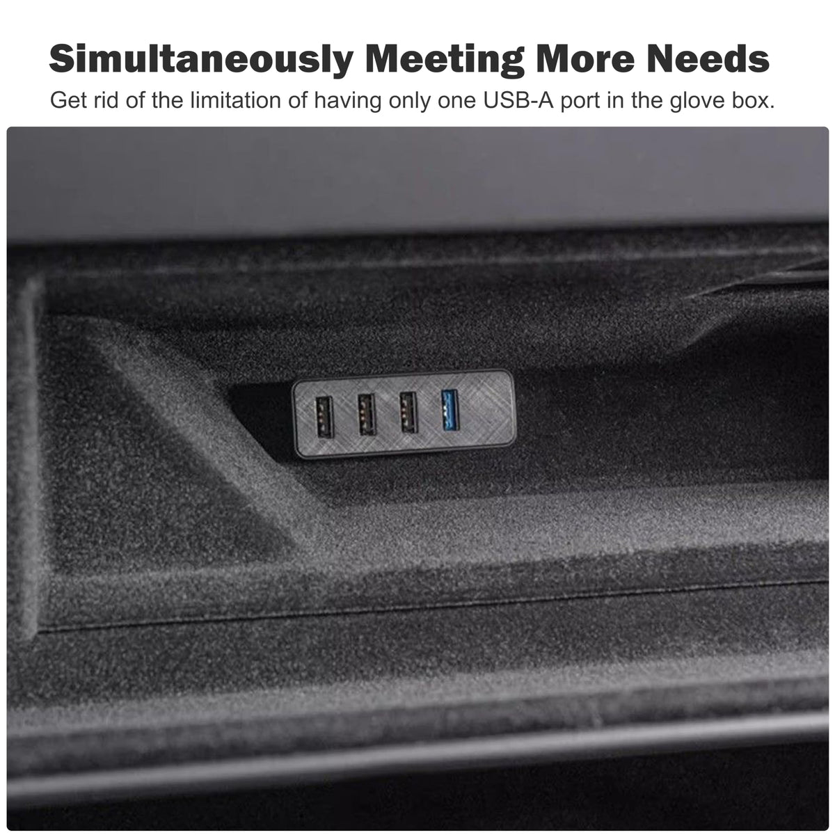 Leikaendi hub powering dashcam and flash drive simultaneously for uninterrupted recording