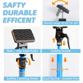 Leikius in worksite lifestyle scene showing fast setup and durability