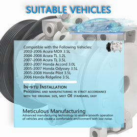 LEIMO KPARTS packaged unit and included compressor indicating ready-to-install convenience
