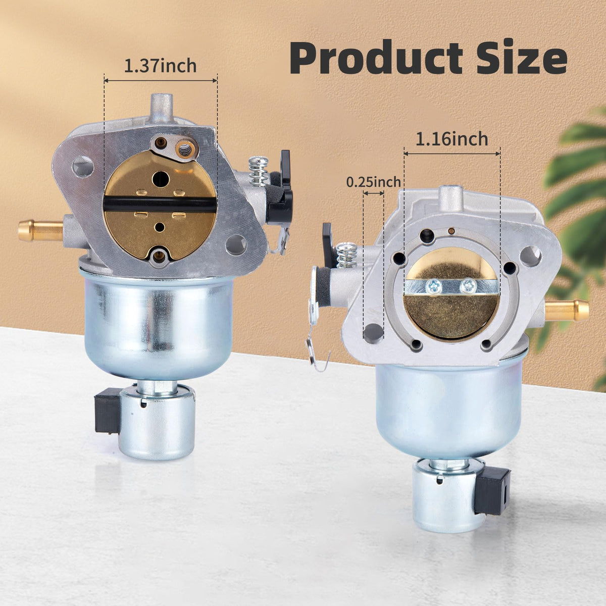 LEIMO KPARTS close-up of throttle bore and inlet for clear identification and cleaning access