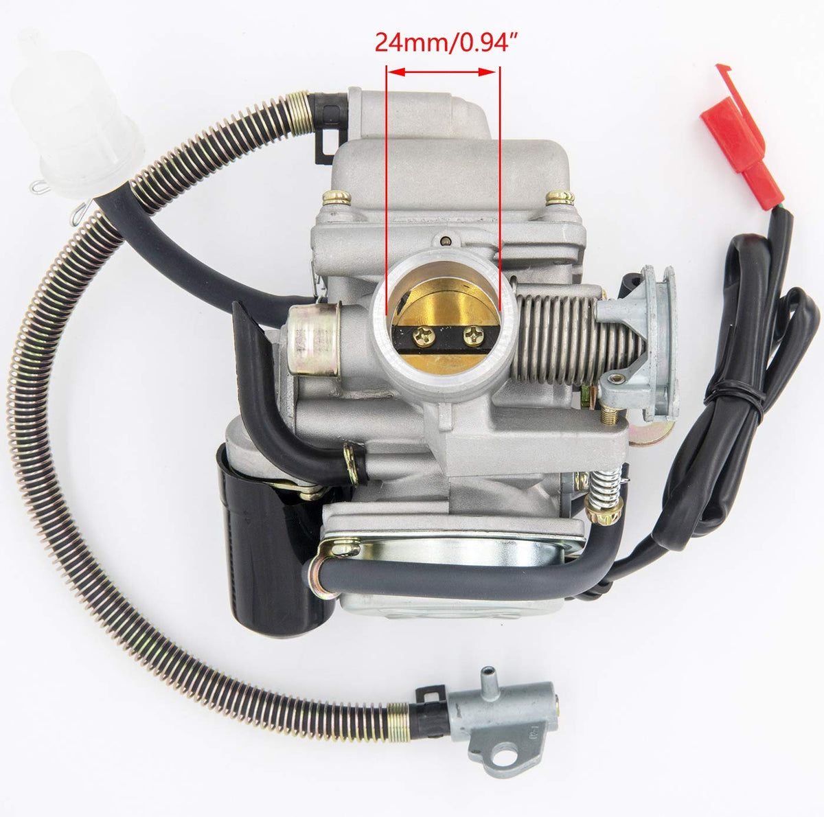 LEIMO KPARTS electric choke connector detail for easy plug‑in cold starts
