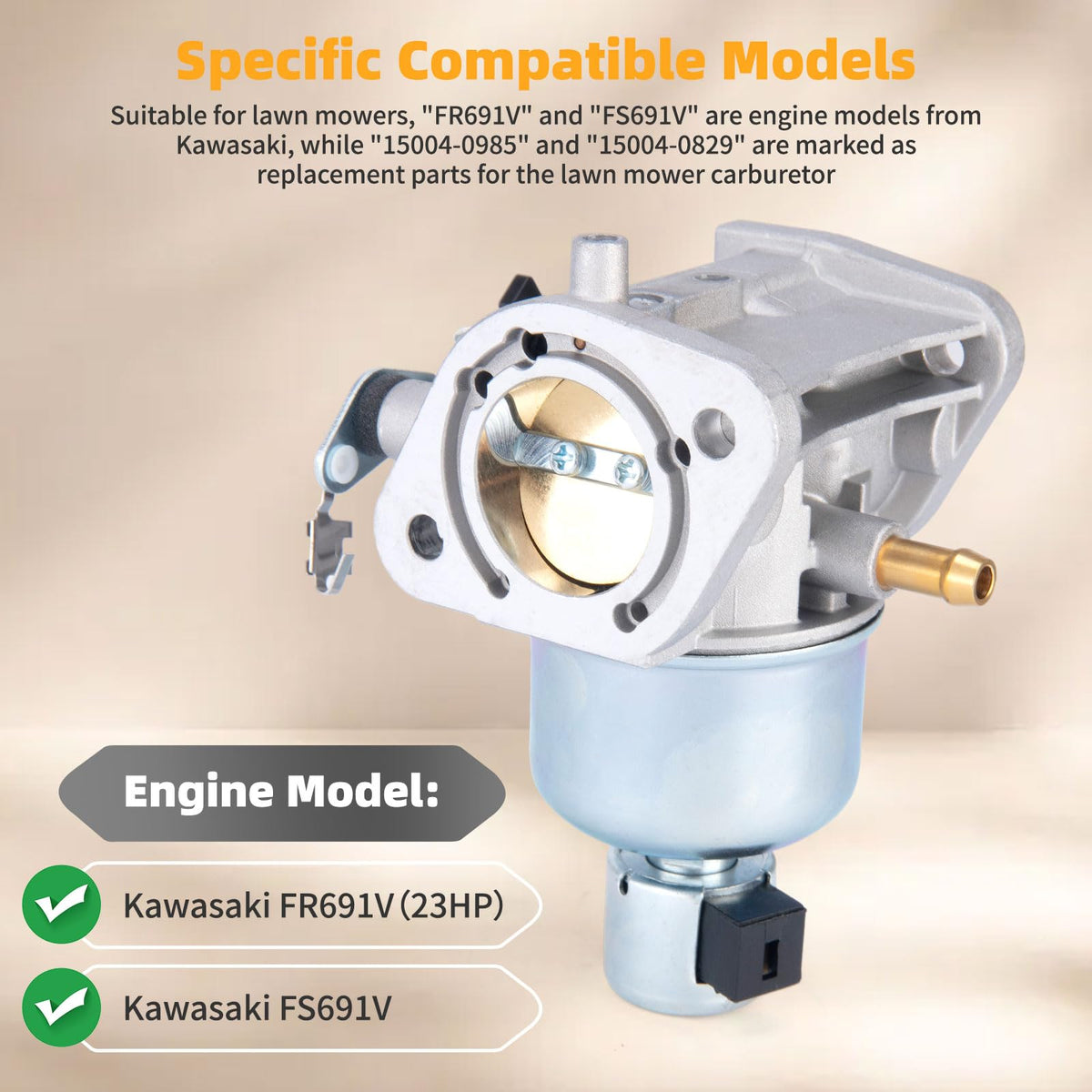 LEIMO KPARTS carburetor with complete gaskets laid out, aiding a leak-free installation