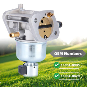 LEIMO KPARTS carburetor side profile revealing throttle linkage orientation and compact design
