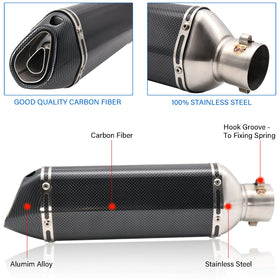 LEIMO KPARTS DB killer removed to show option for louder sportier sound benefit