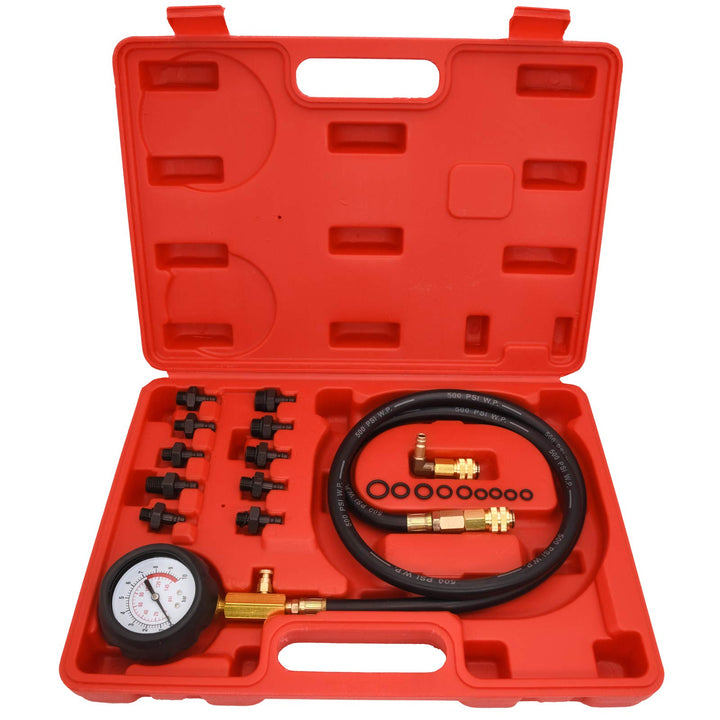 LEIMO KPARTS front packaging showing kit components and protective red case for portability
