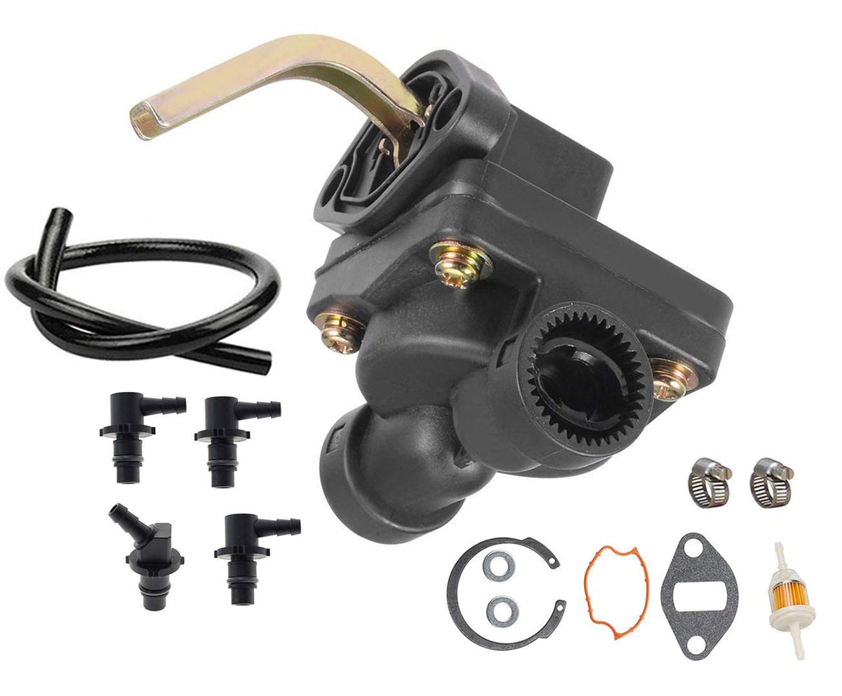 LEIMO KPARTS front view of fuel pump showing robust housing and reliable fit