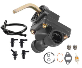 LEIMO KPARTS front view of fuel pump showing robust housing and reliable fit