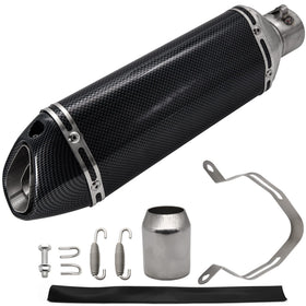LEIMO KPARTS front view showing carbon fiber finish and sleek profile benefits appearance