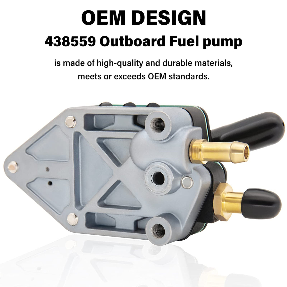 LEIMO KPARTS installed on outboard engine restoring steady fuel flow