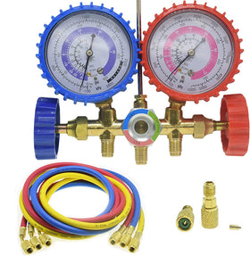 LEIMO KPARTS manifold front view showing gauges and control knobs for clear diagnostics