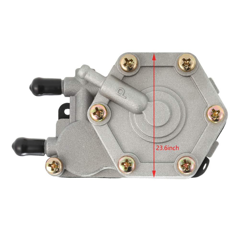 LEIMO KPARTS pump with connector hose and clamps showing accessories and benefit: ready-to-install
