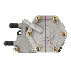LEIMO KPARTS pump with connector hose and clamps showing accessories and benefit: ready-to-install