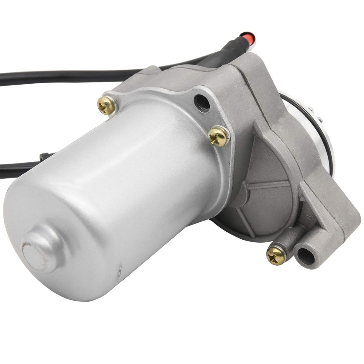 LEIMO KPARTS starter installed on engine demonstrating quick replacement benefit