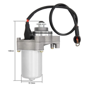 LEIMO KPARTS starter side profile highlighting compact durable housing benefit