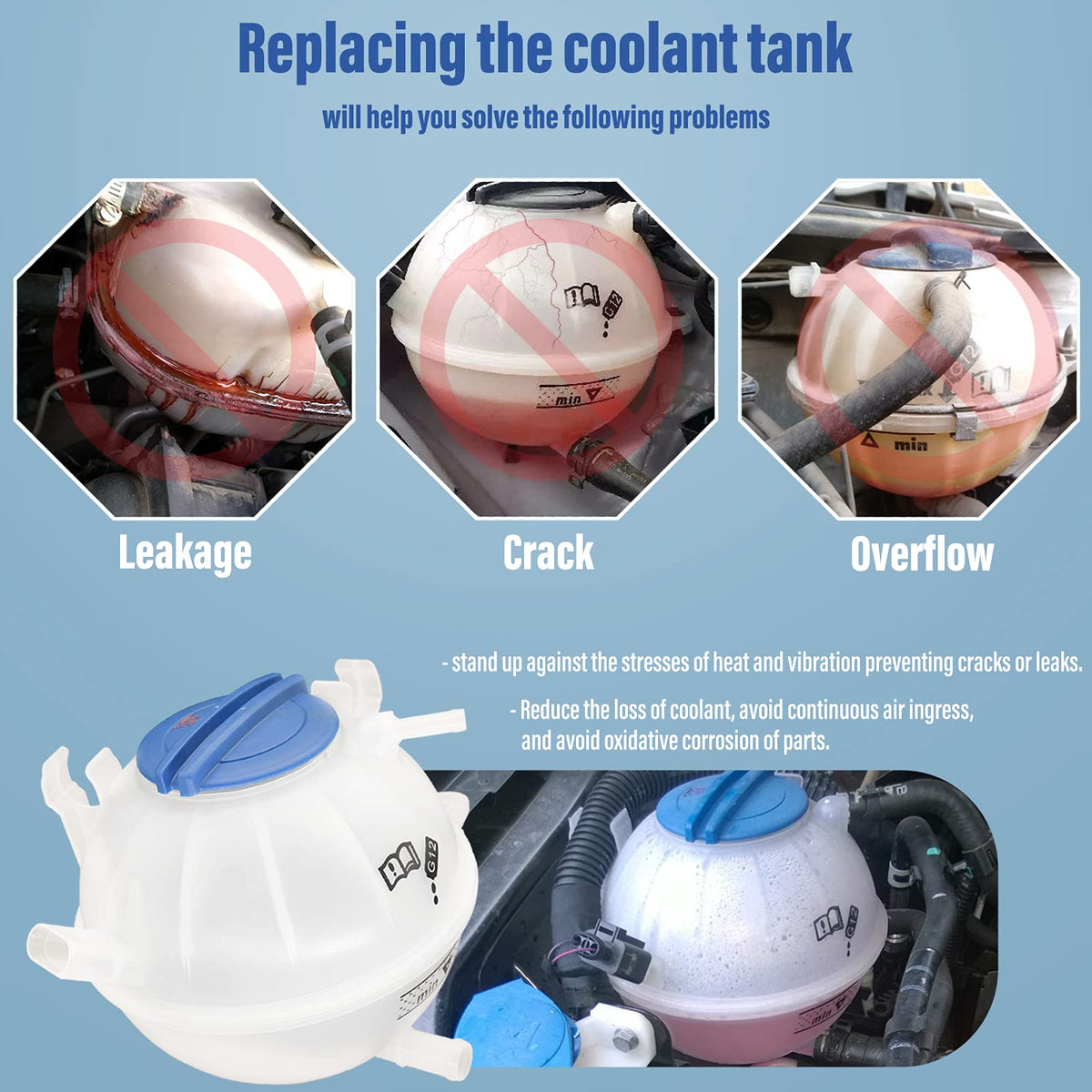 LEIMO KPARTS texture and material detail; high-temperature resistant construction