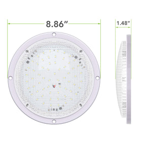 Leisure LED close-up of integrated LEDs highlighting durable diodes and consistent illumination