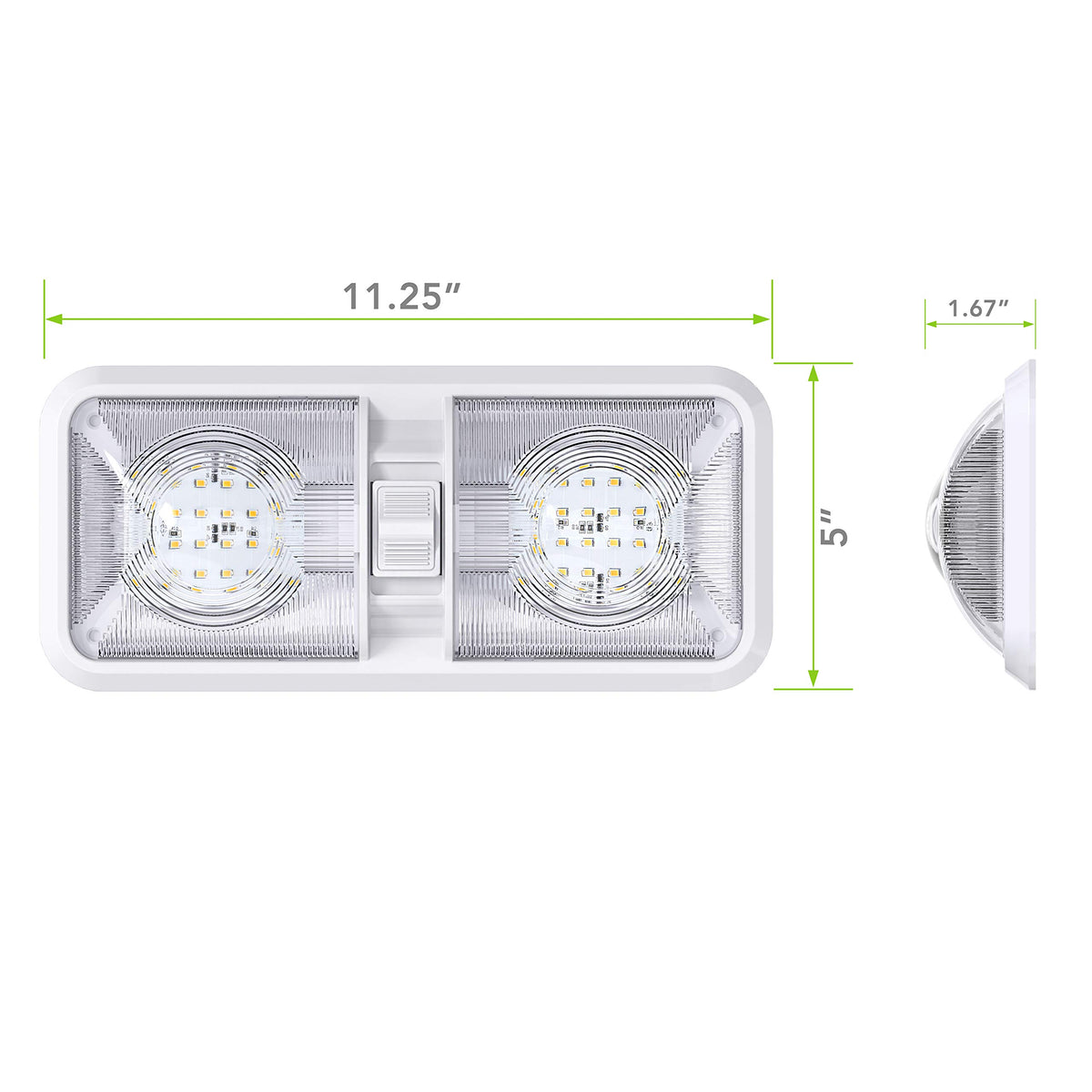 Leisure LED close-up of SMD LED array revealing quality LEDs for long lifespan