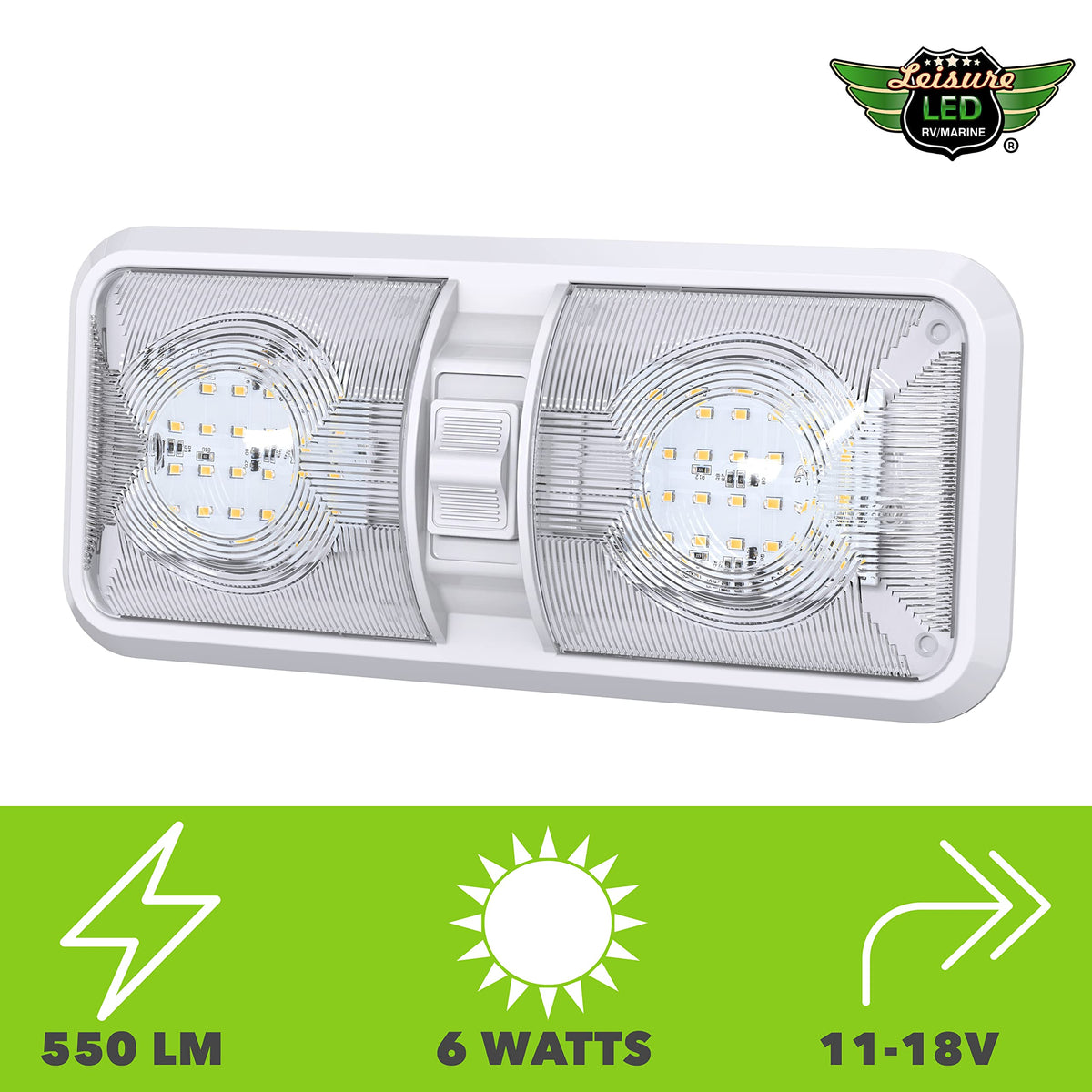 Leisure LED installed in ceiling showing practical interior lighting benefit