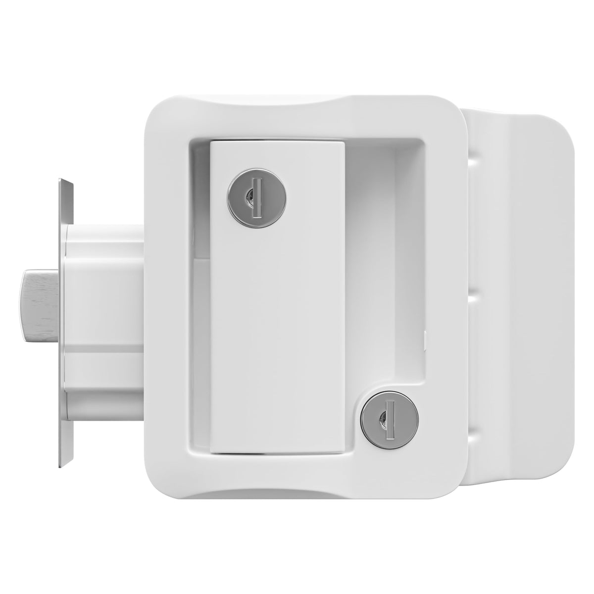 Leisure Locks deadbolt and key cylinder showing separate keyed security