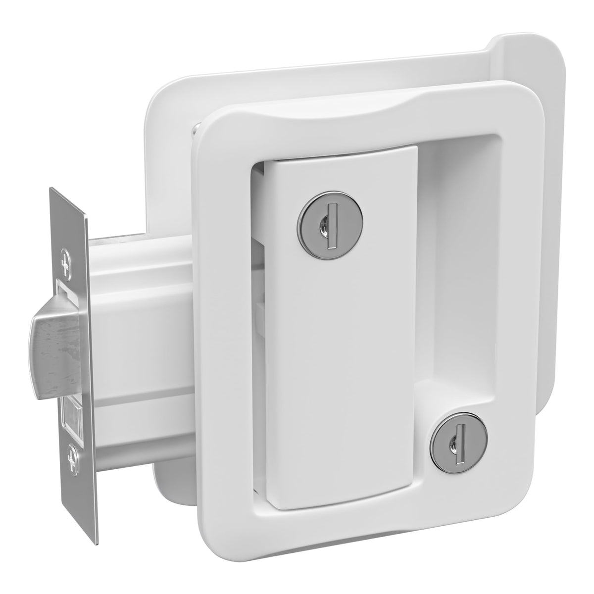 Leisure Locks four double-edge keys displayed for convenient spare access