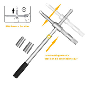 LEJOSTOL PE rubber handle close-up providing secure non-slip grip