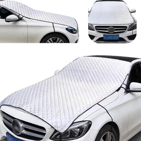 lekiliky front view hood cover on car protecting paint and engine