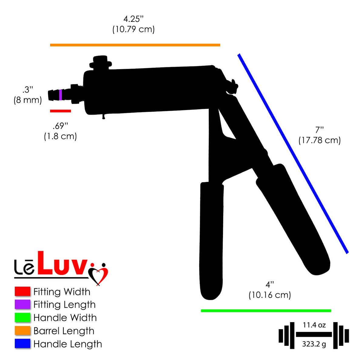 LeLuv Ultima Black EPDM diaphragm illustration showing resilient material for consistent vacuum