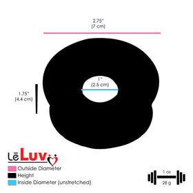 LeLuv Ultima Black silicone hose texture showing dust-resistant smooth finish for longevity
