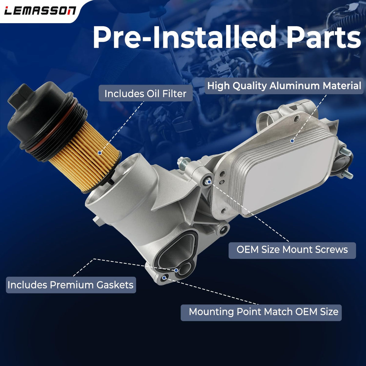 LEMASSON close-up of machining and aluminum finish for durability benefit